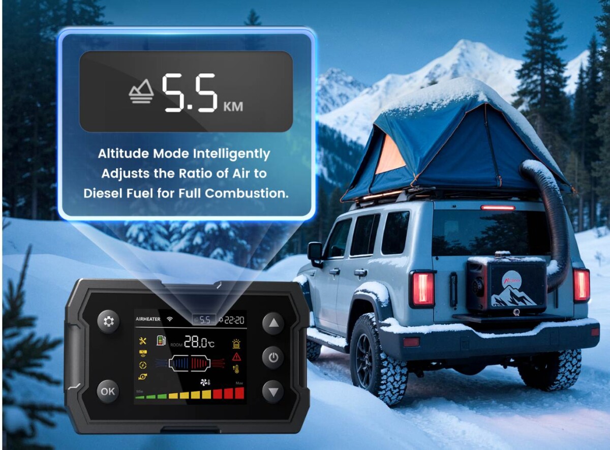 Hcalory TB MAX magassági mód