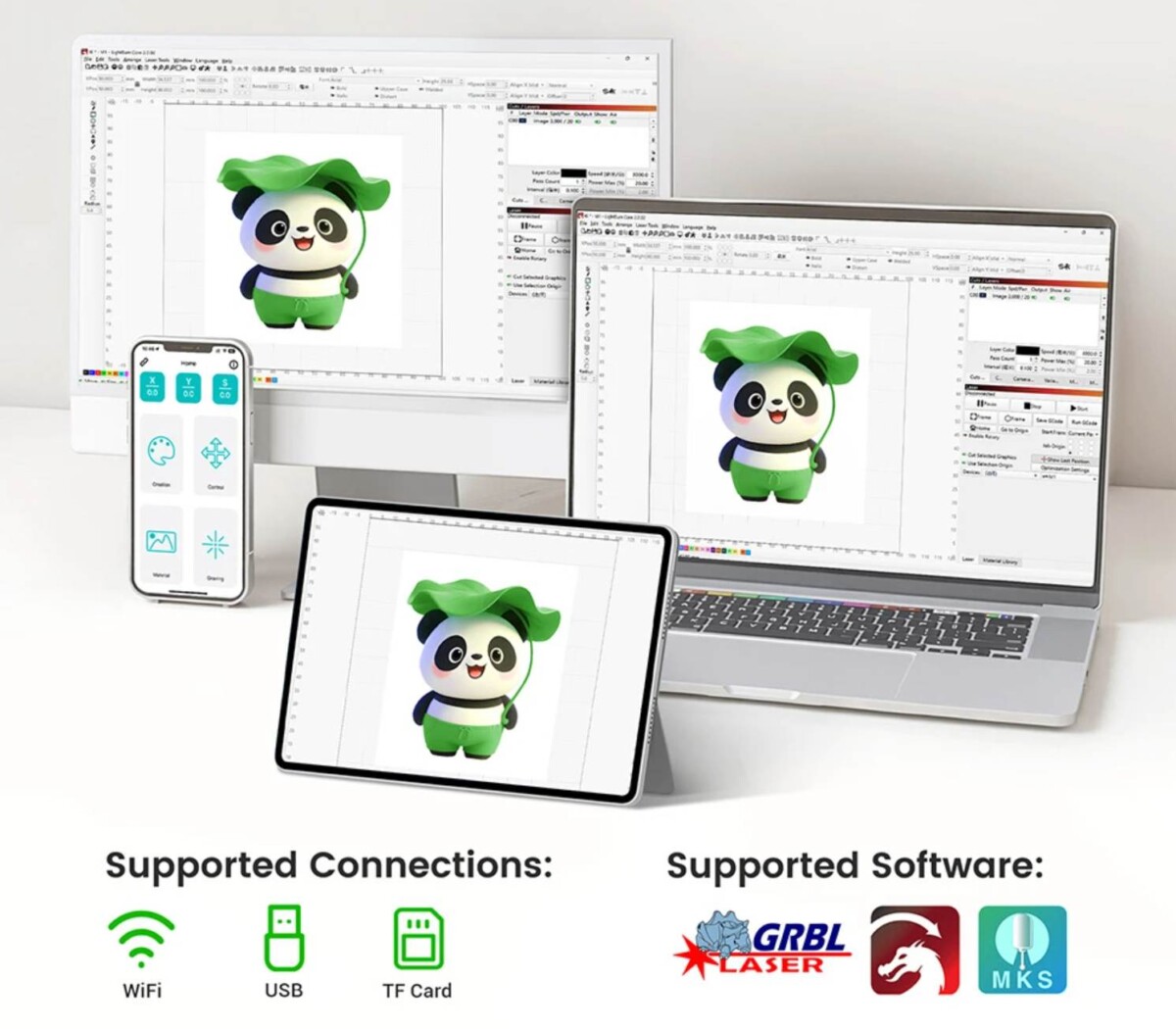 Mecpow M1 lézer gravírozási lehetőségek