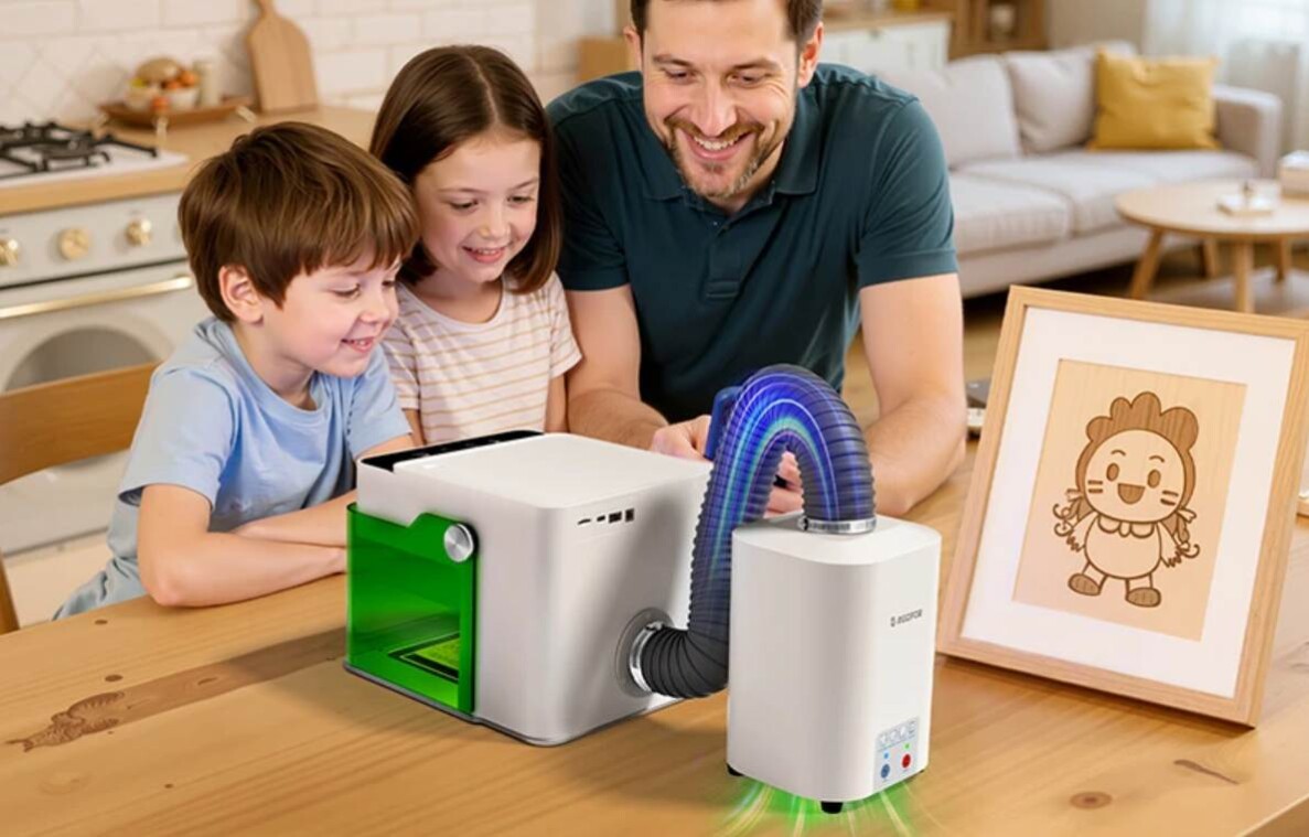 Mecpow M1 lézer gravírozó füstmentesítő