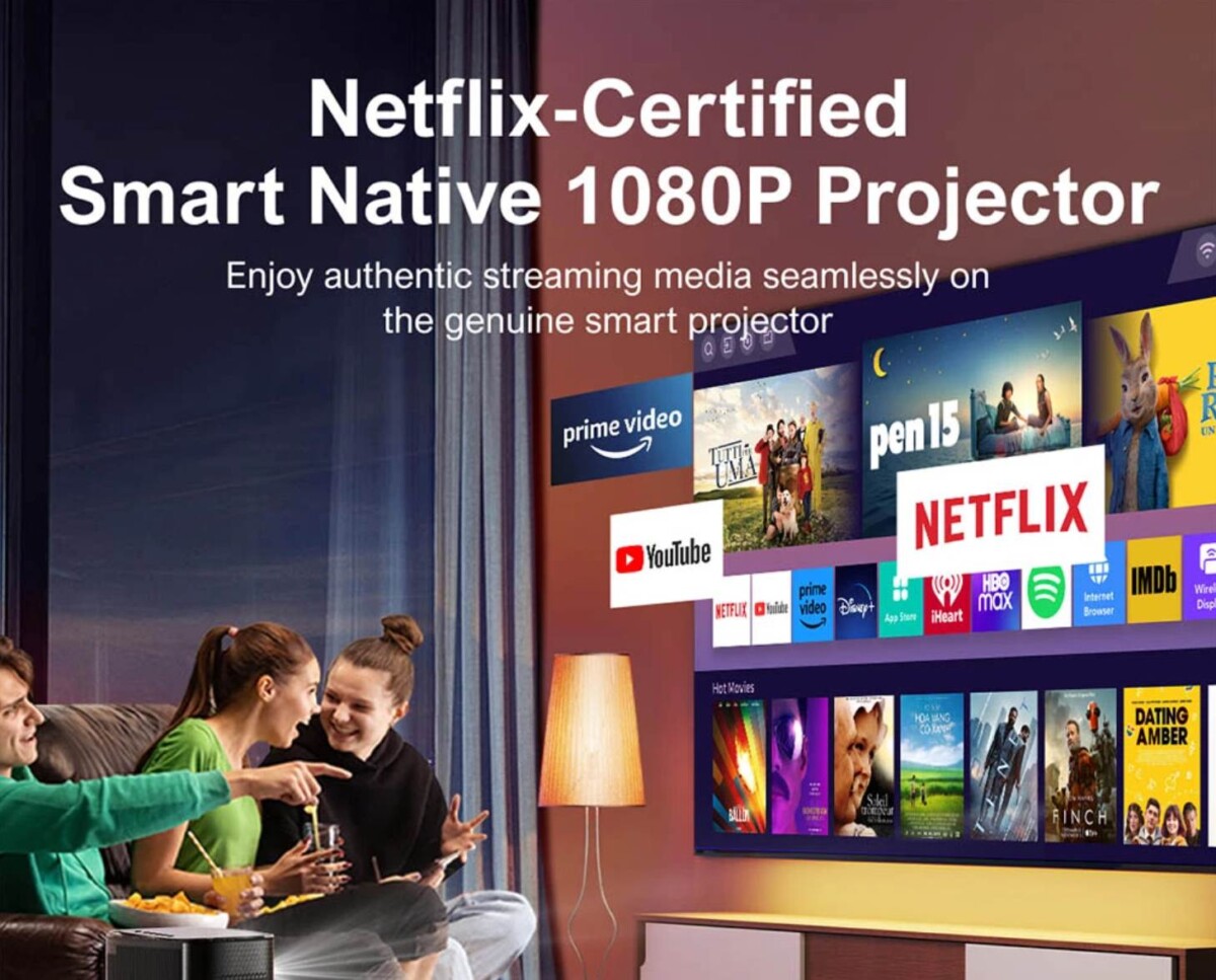 Ultimea Apollo P50 projektor Full HD streaming