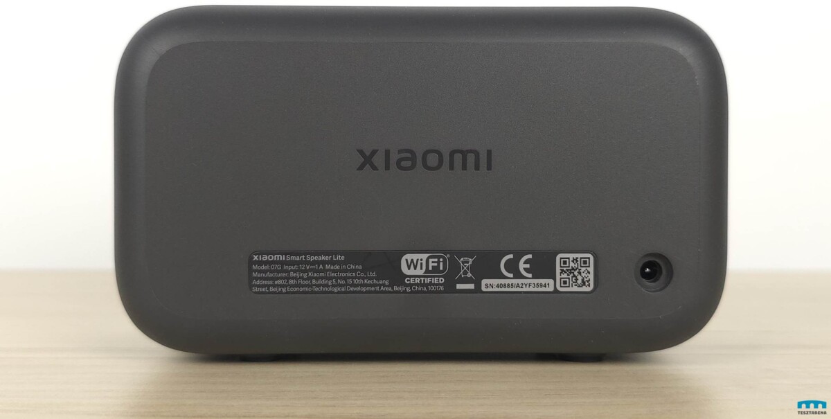 Xiaomi Smart Speaker Lite okos hangszóró hátulról