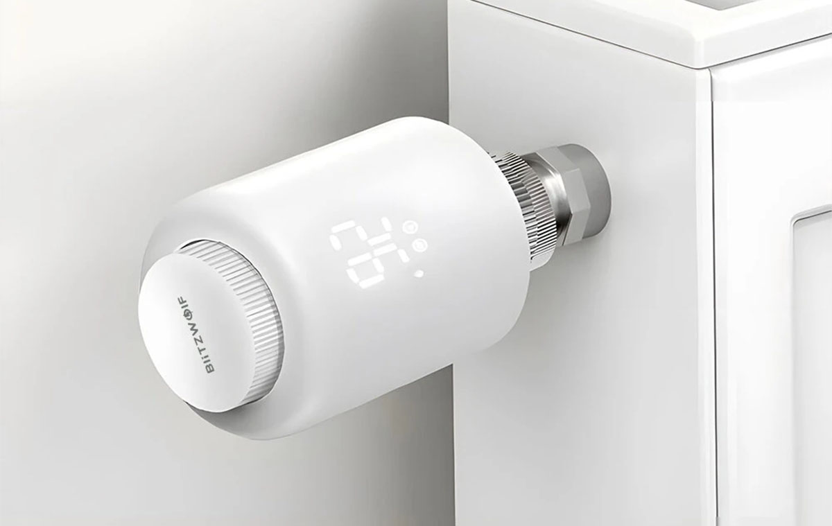 A BlitzWolf BW-TRV16 radiátor okosító minimalizálja a fűtés költségét és hanggal is beállítható