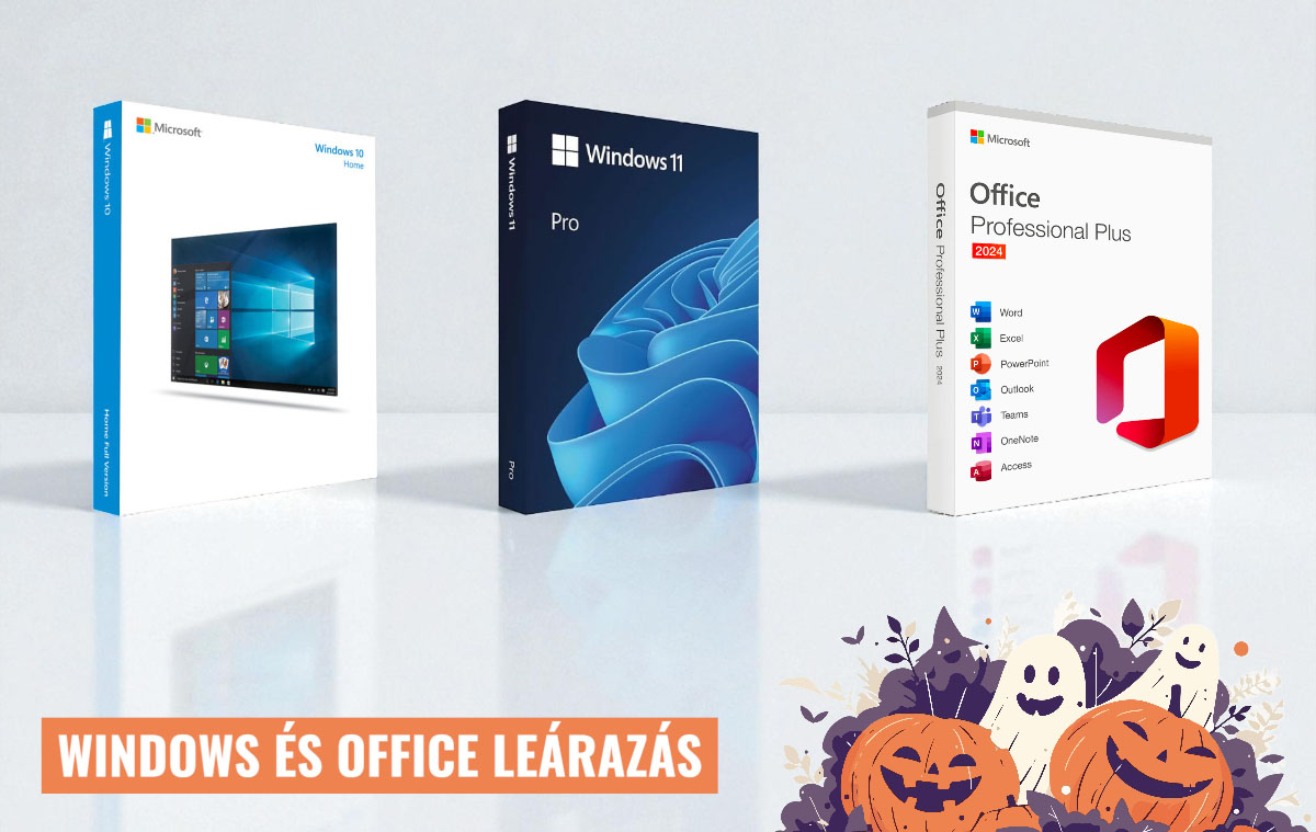 A legolcsóbb Windows és Office ezzel a halloweeni leárazással érkezett
