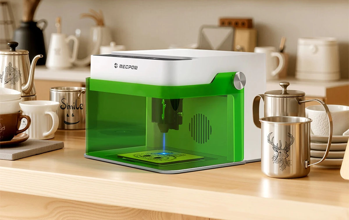 A Mecpow M1 gravírozót könnyű használni és egyedi, látványos dolgokat készíthetsz