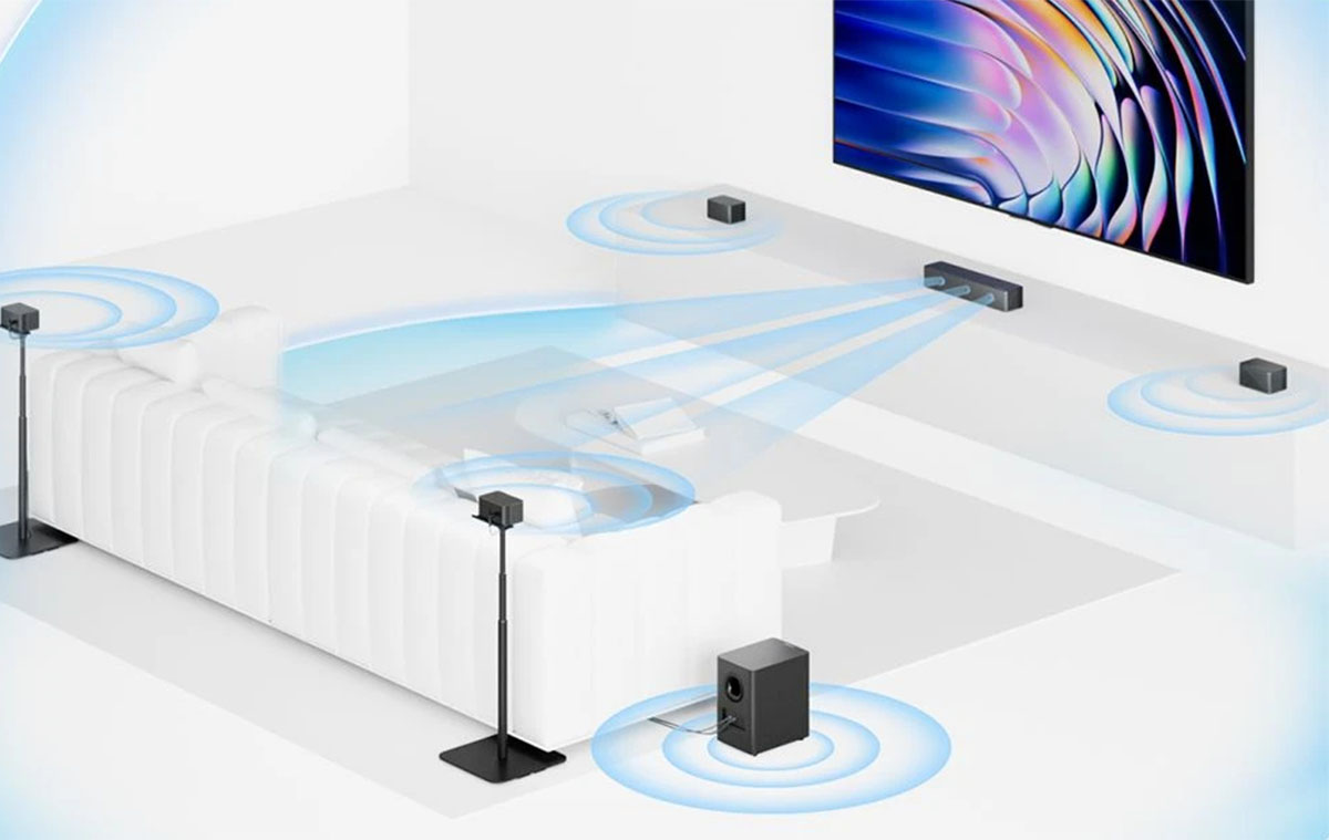 Az ULTIMEA Poseidon D80 Boom egy brutális és olcsó hangrendszer TV-hez, a legfejlettebb Dolby Atmos térhangzással