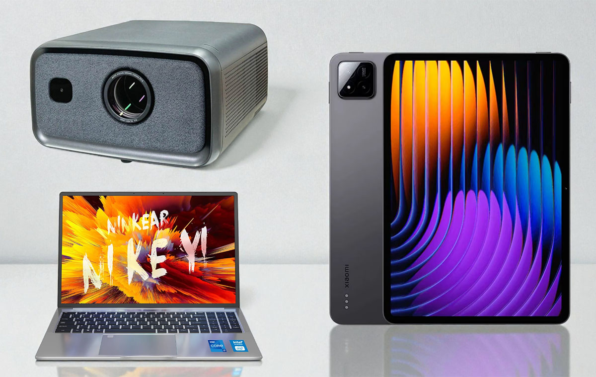 Itt a legolcsóbb és legjobb Xiaomi tablet, meg egy olcsó, de prémium projektor és laptop