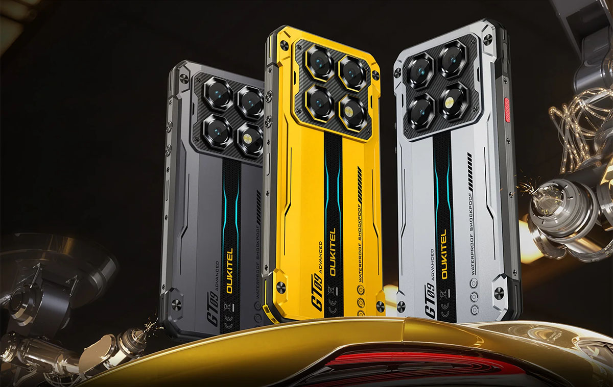 Oukitel WP60, a látványos és olcsó cyberpunk telefon 7.2" kijelzővel és 16GB RAM-mal