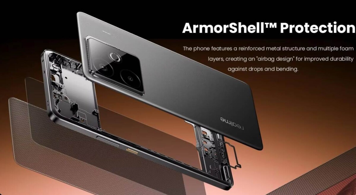 realme GT 7 fizikai védelem