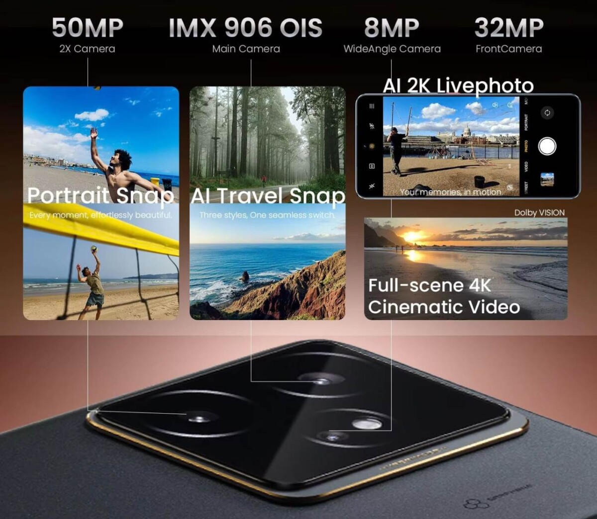 realme GT 7 kamerák