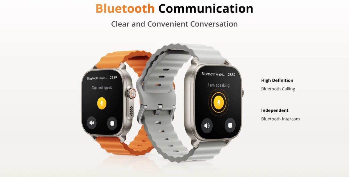 realme Watch 5 okosóra bluetooth hívás, intercom