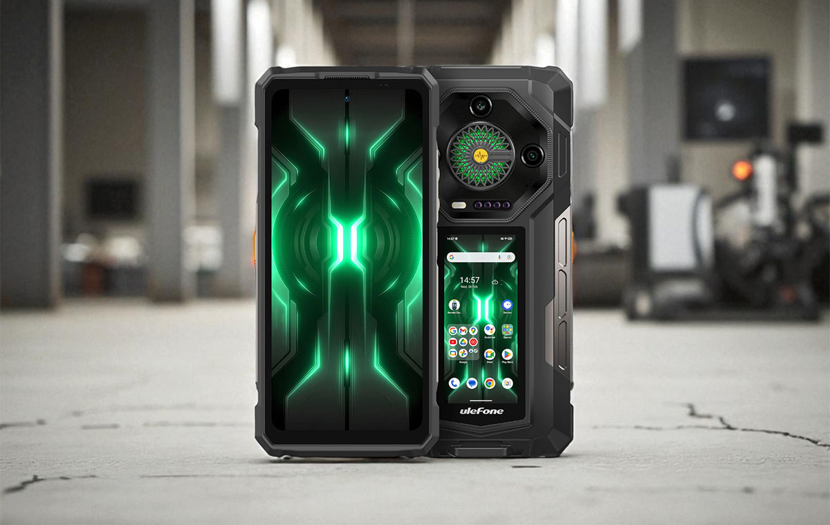 Ulefone Armor 33 Pro strapabíró telefon két nagy kijelzővel