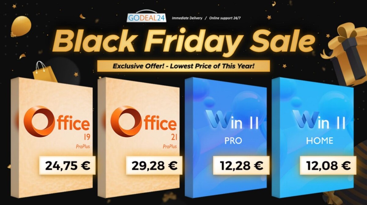 Black Friday Windows és Office leárazás