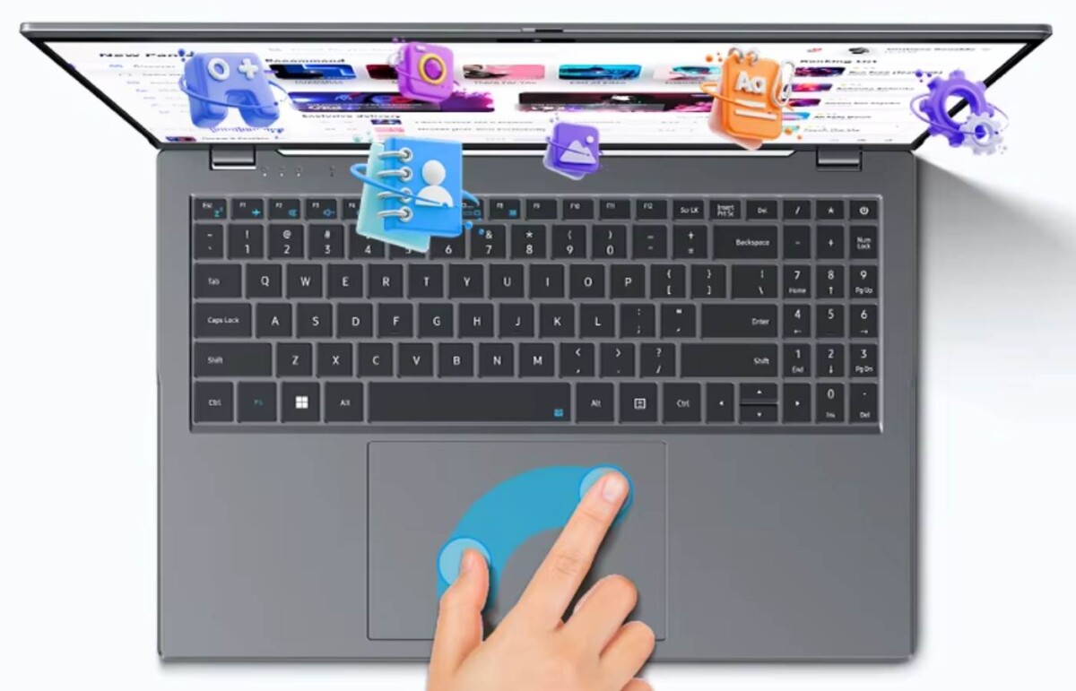 CHUWI GemiBook Plus billentyűzet