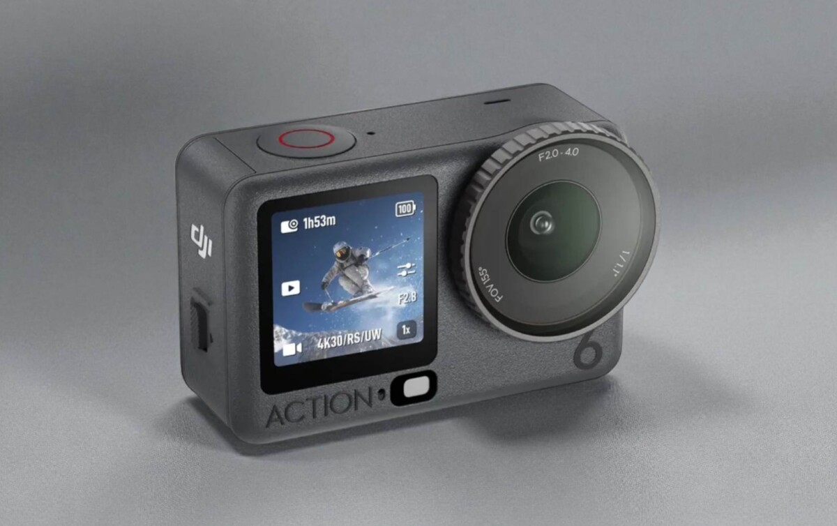 DJI Osmo Action 6 akciókamera négyzetes CMOS