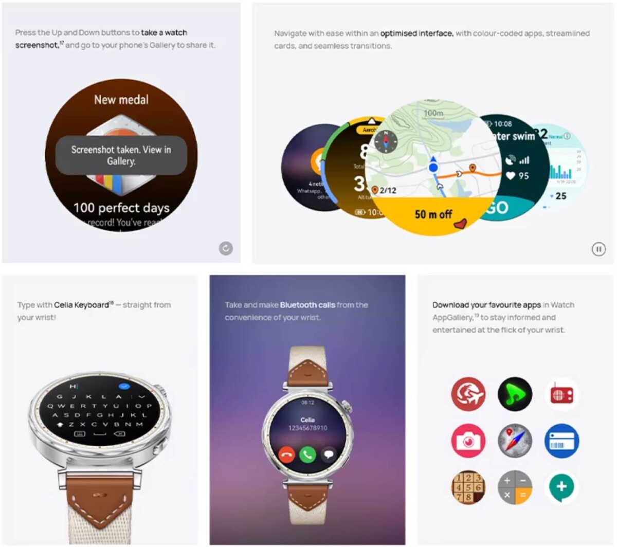 HUAWEI WATCH GT 5 funkciók