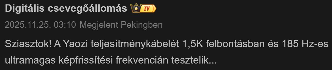 Honor 185Hz-es kijelző leak