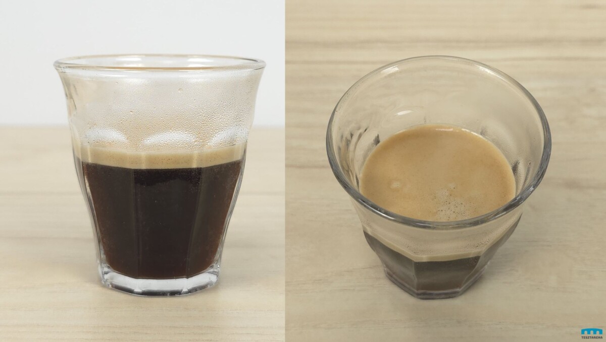 Hydrofast PO-100 akkumulátoros kávéfőző által főzött kávé