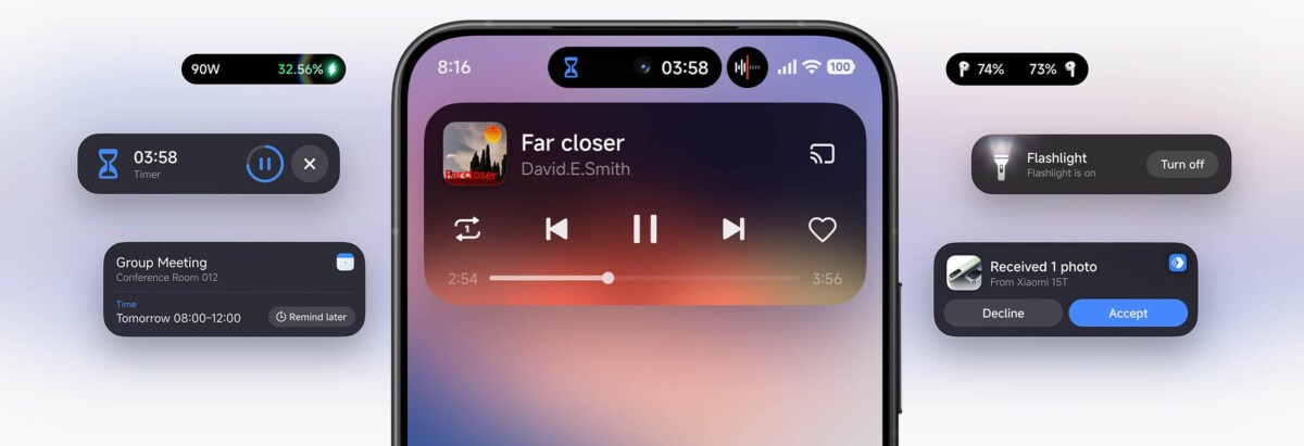 HyperOS 3 Super Island