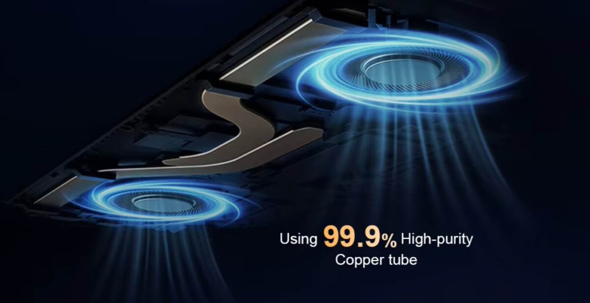 Ninkear N16 Pro laptop aktív hűtés