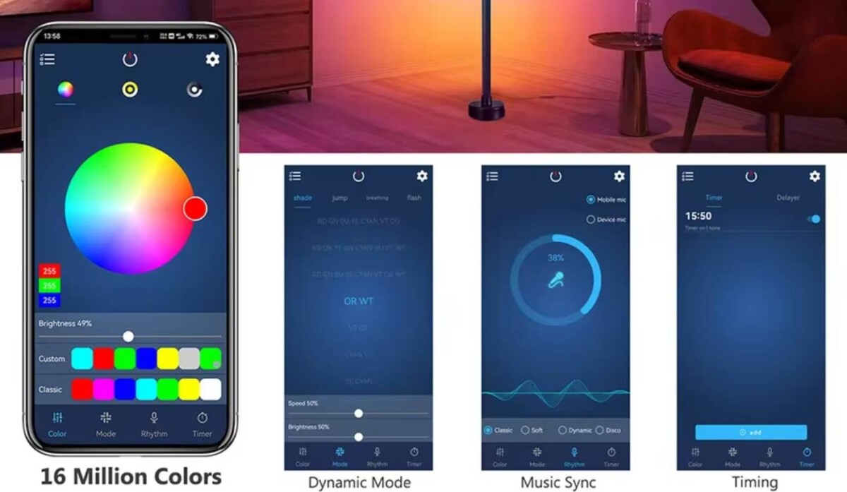 Okos RGB világítás