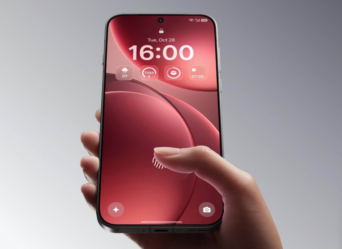 Oppo Find X9 Pro ujjlenyomat-olvasó