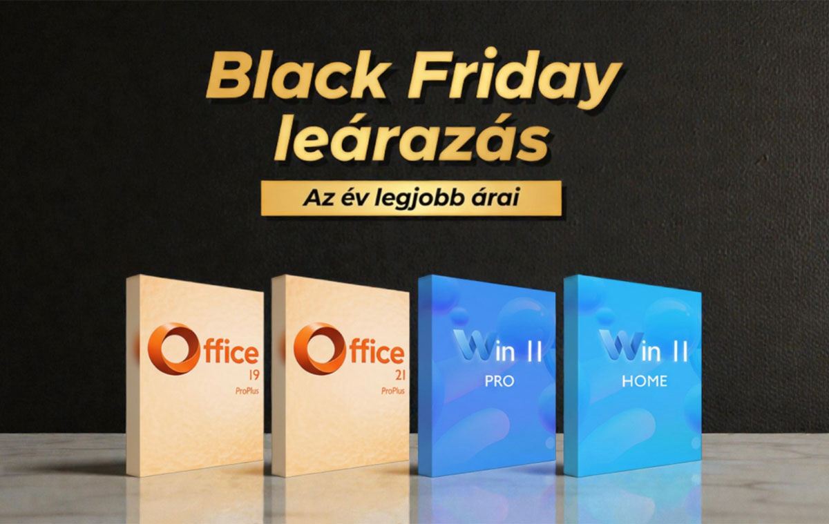 A Black Friday elérte a Windows és az Office szoftvereket is, most nagyon olcsók