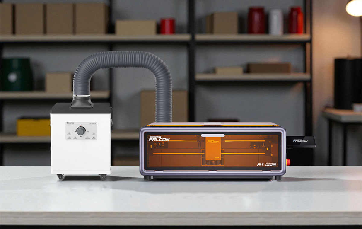 A Creality Falcon A1 egy profi, használatra kész lézergravírozó, sok extrával