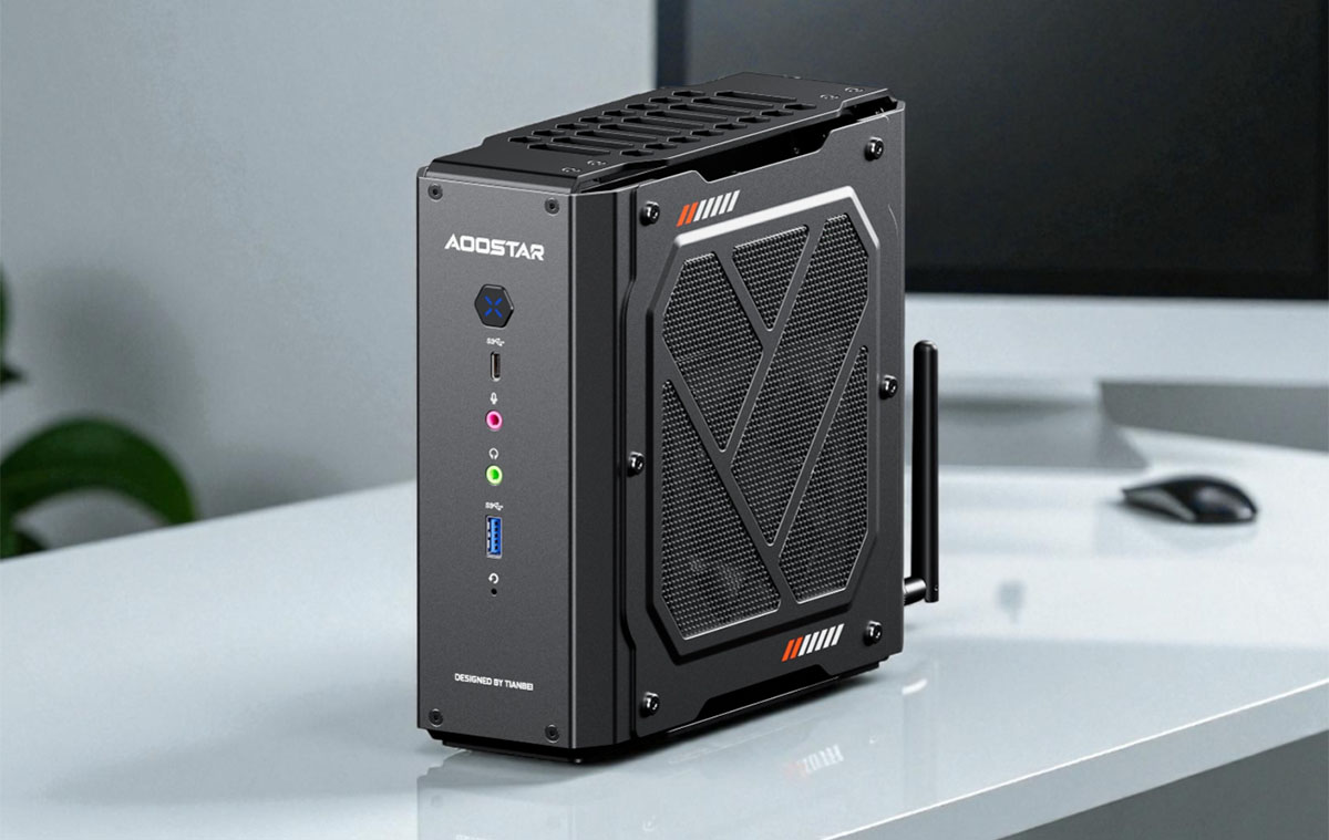 AOOSTAR GODY, az abszolút csúcs és olcsó, extrém mini PC 16 maggal, külön videokártyával