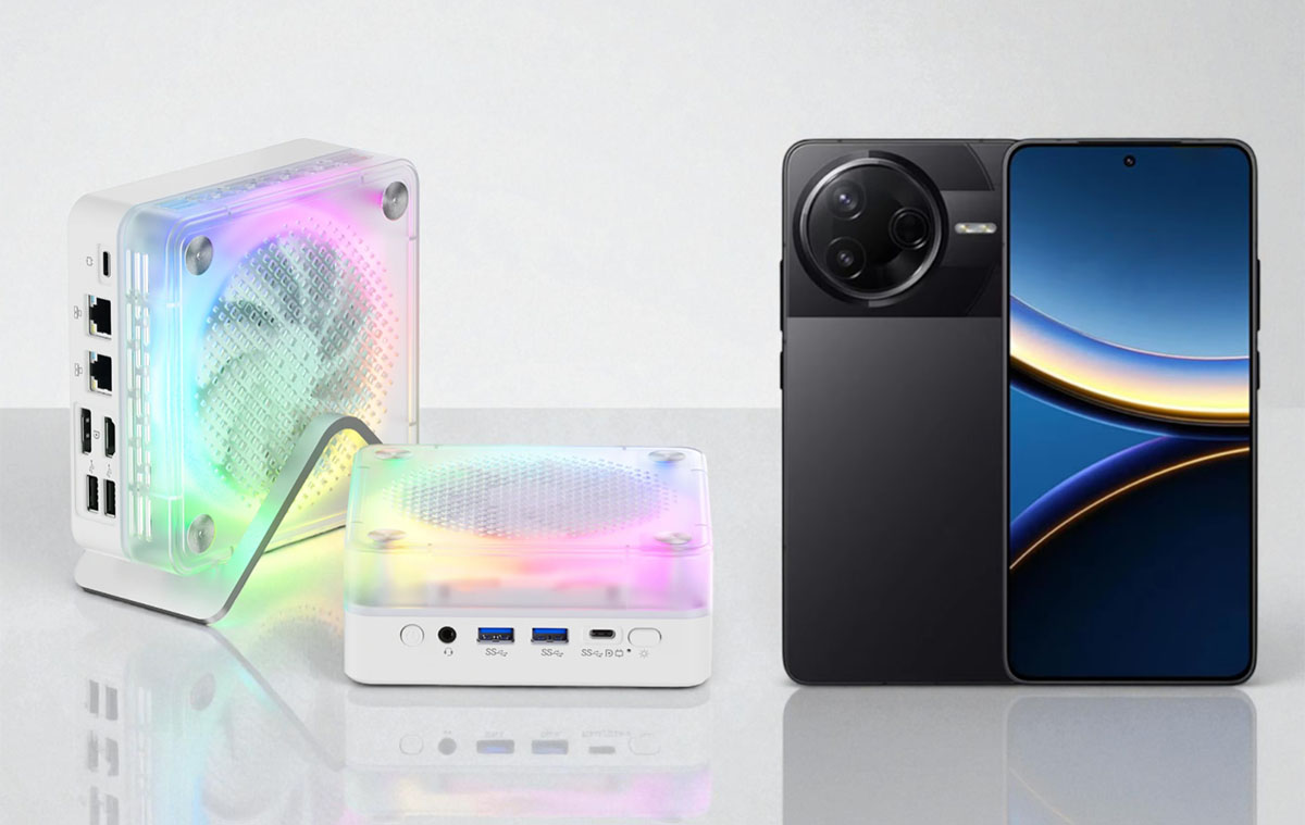Az olcsó RGB gamer mini PC és a Xiaomi telefon, ami a hasonlóan olcsó telefonoknál erősebb