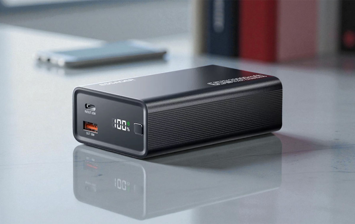 Ekkora erő a zsebedben? Ez az olcsó, 65W power bank röhögve tölti a laptopodat is