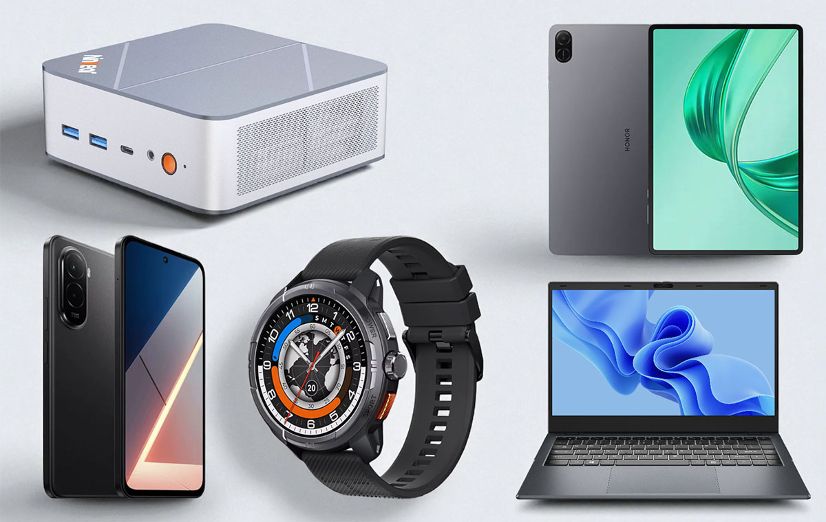 Extrém leárazások: Xiaomi telefon, okosóra, HONOR tablet, mini PC, laptop
