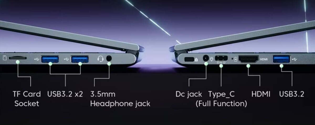 ACEMAGIC laptop bemenetek