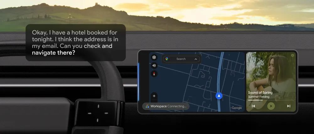 Android Auto Gemini AI a vezetési idő produktív idővé alakítása
