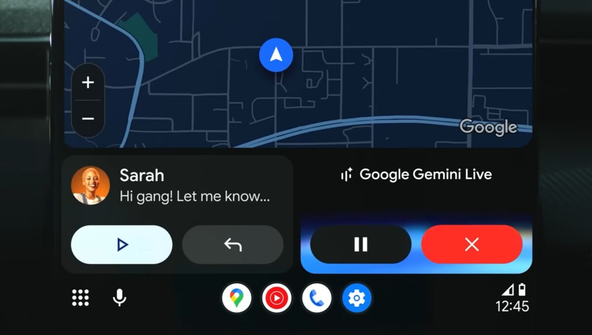 Android Auto Gemini Live