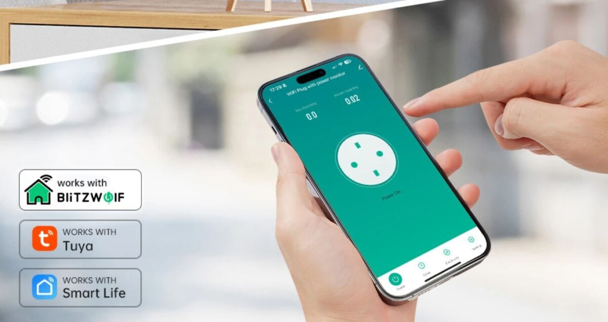 BlitzWolf BW-SHP16 konnektor okosító Tuya