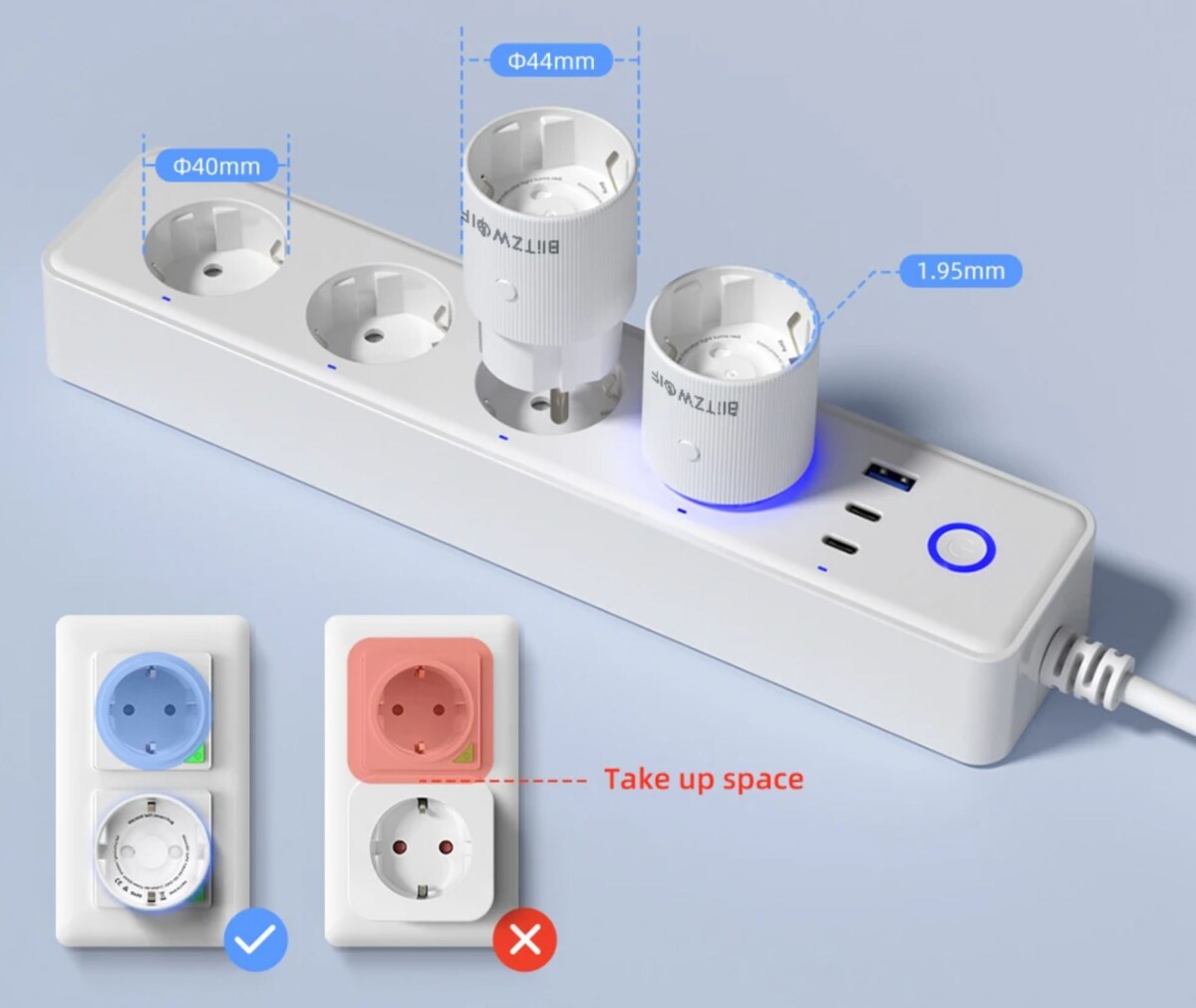 BlitzWolf BW-SHP16 konnektor okosító használata