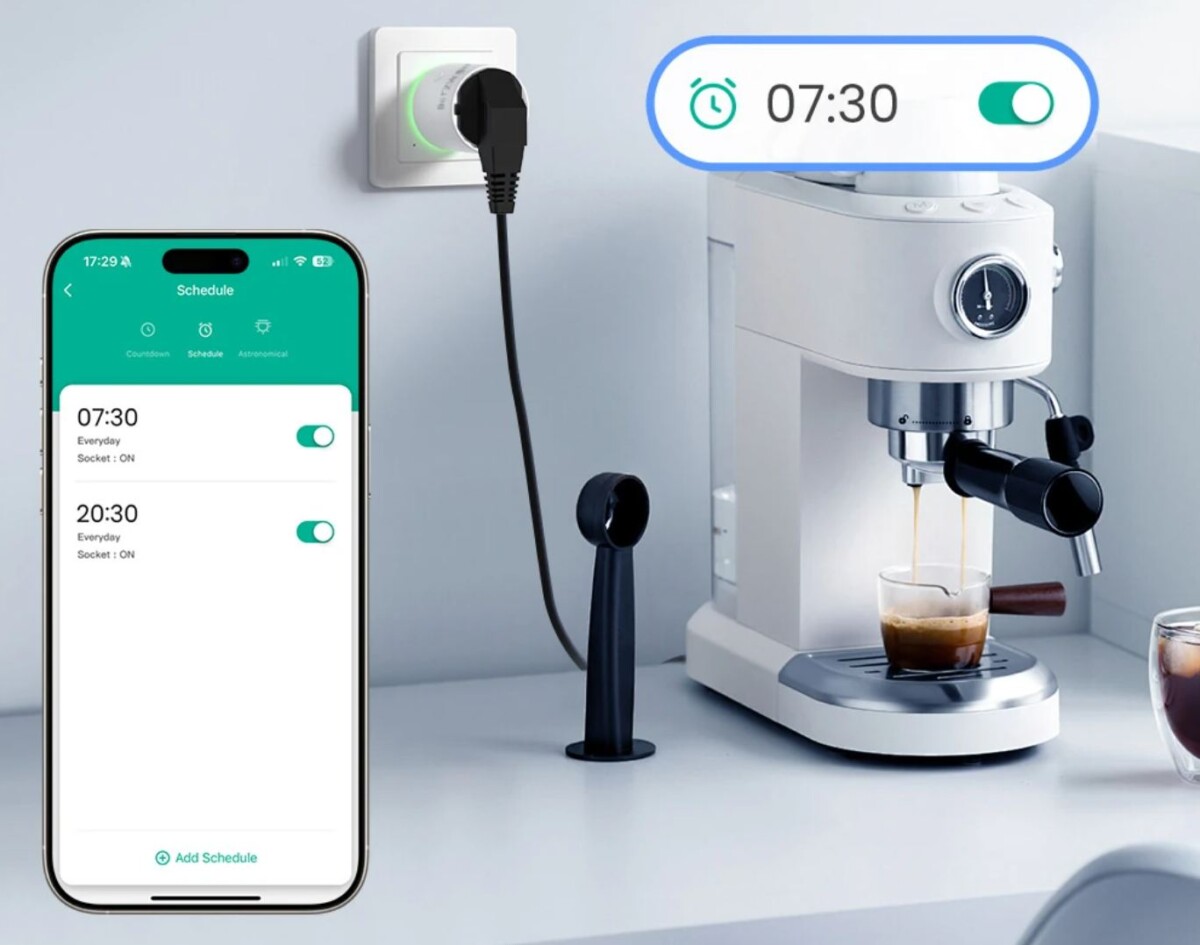 BlitzWolf BW-SHP16 konnektor okosító vezérlési lehetőségek