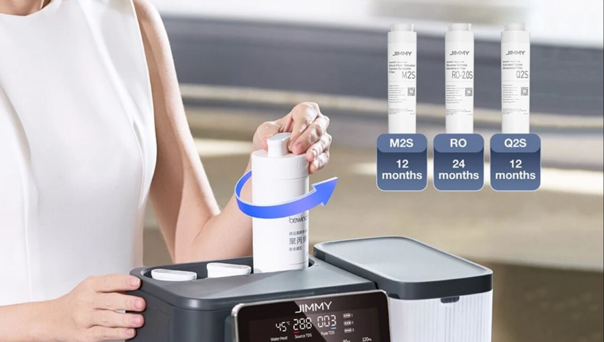 JIMMY R9 professzionális víztisztító szűrő csere