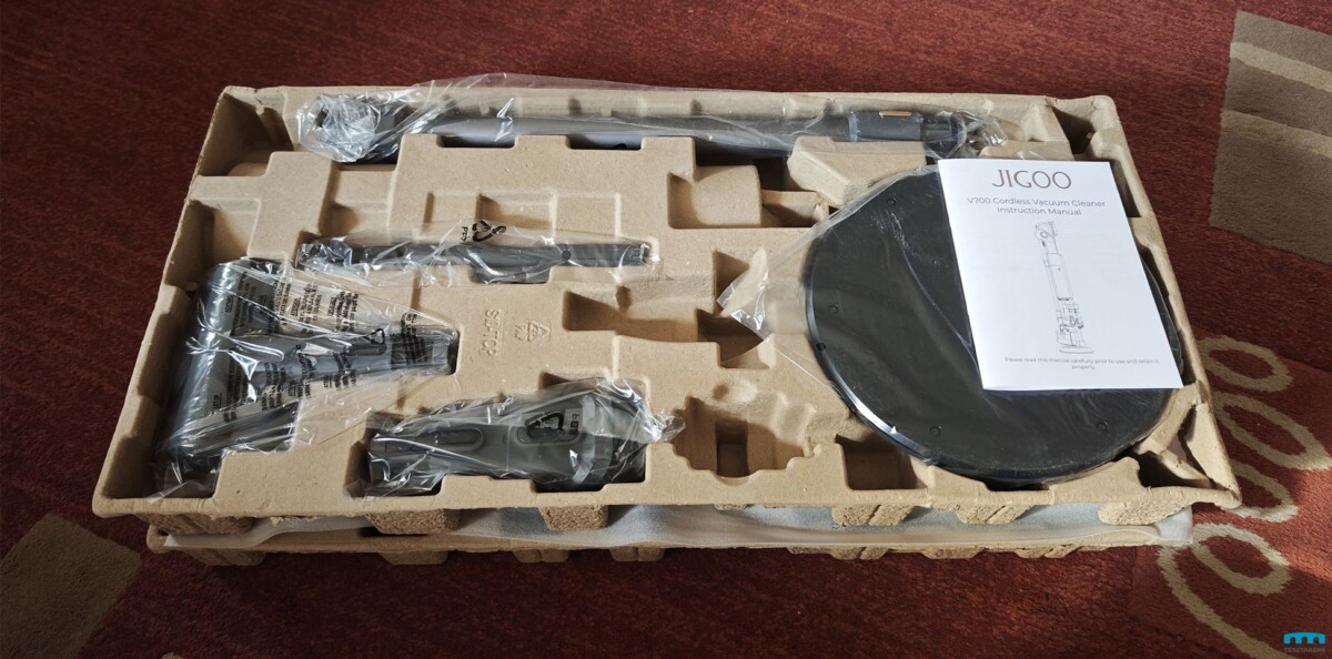 Jigoo V700 doboz tartalma