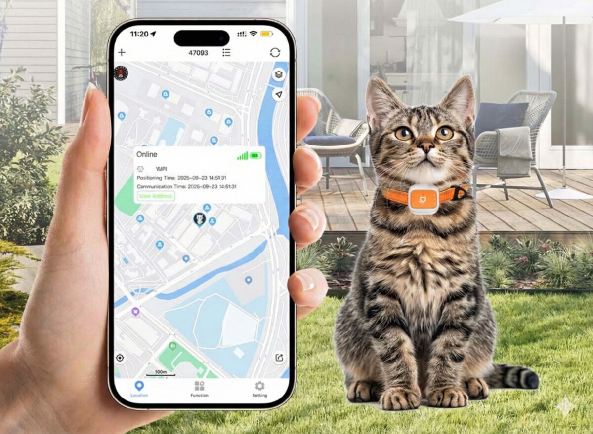 Kutya, macska GPS nyomkövető