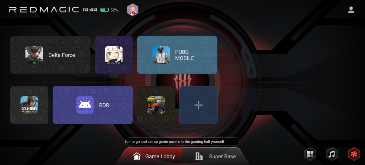 REDMAGIC 11 Pro játék központ