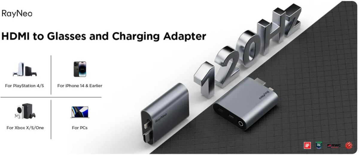 RayNeo Air 3s Pro AR szemüveg HDMI