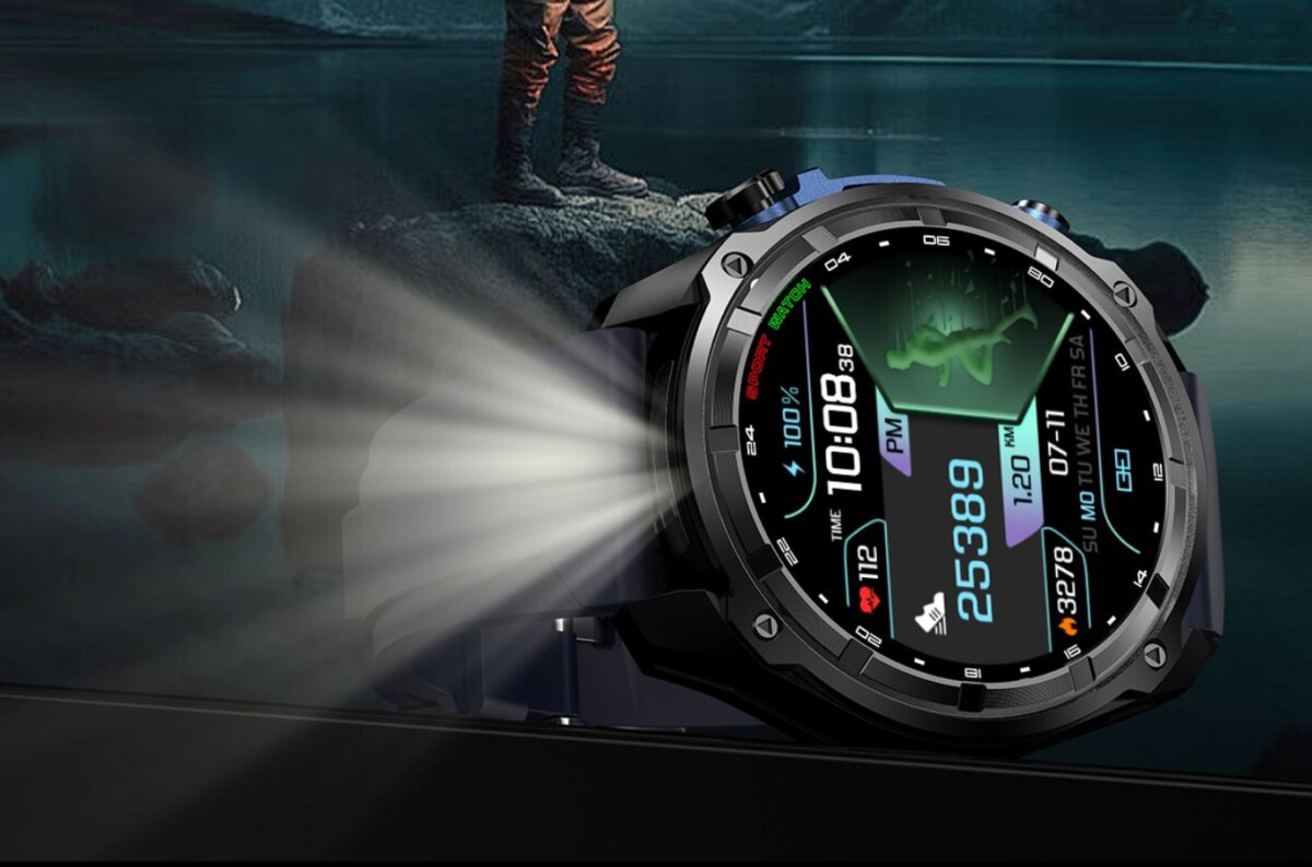 Szuperolcsó magyar nyelvű AMOLED, GPS okosóra lámpa