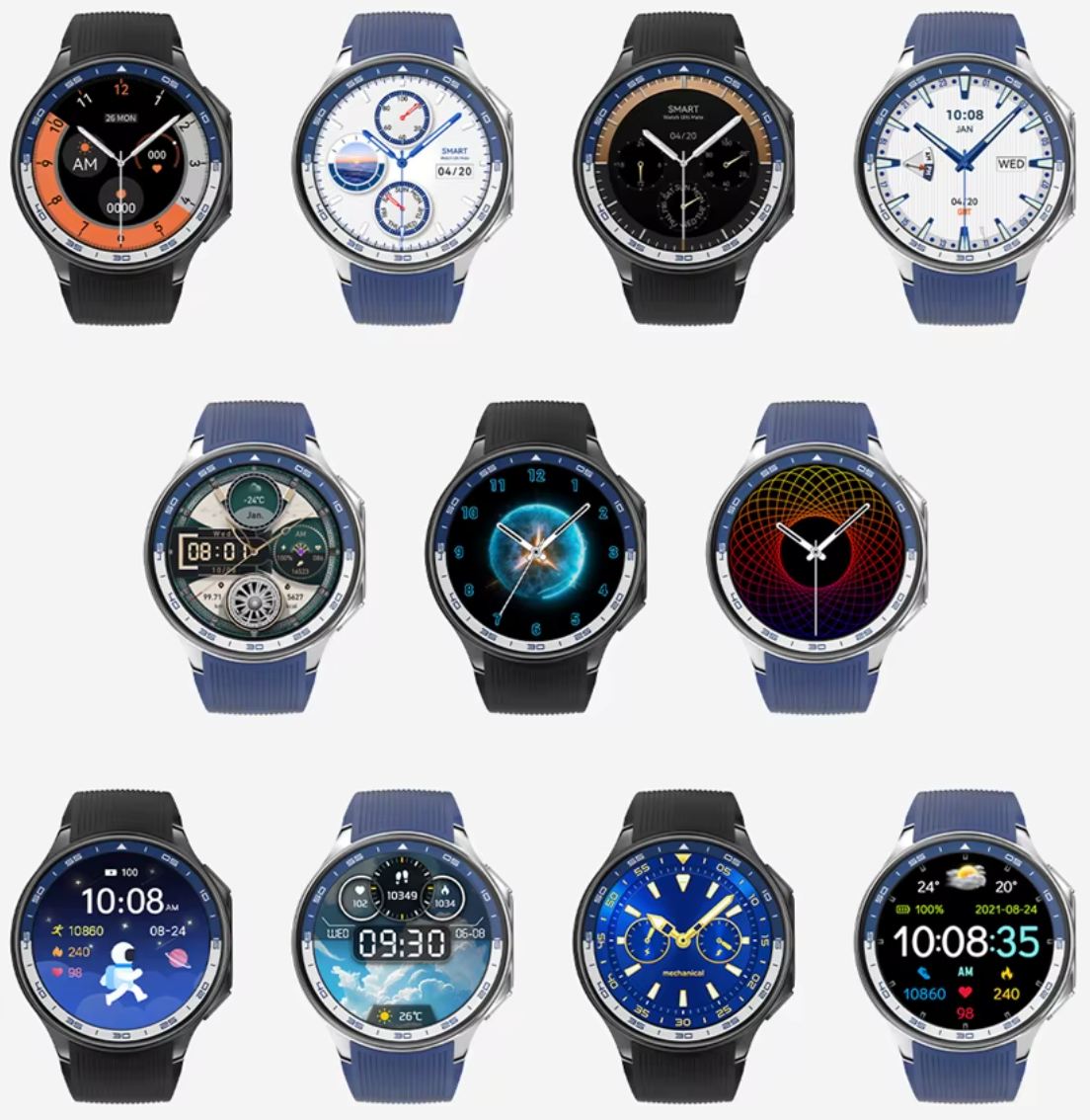 Zene lejátszós okosóra óralapok