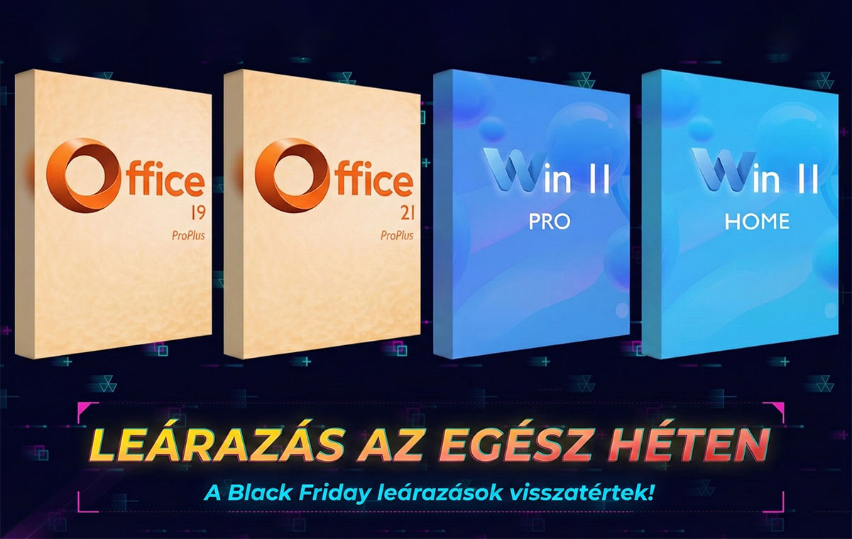 A szoftver leárazások hete! Szuperolcsó Windows és az Office