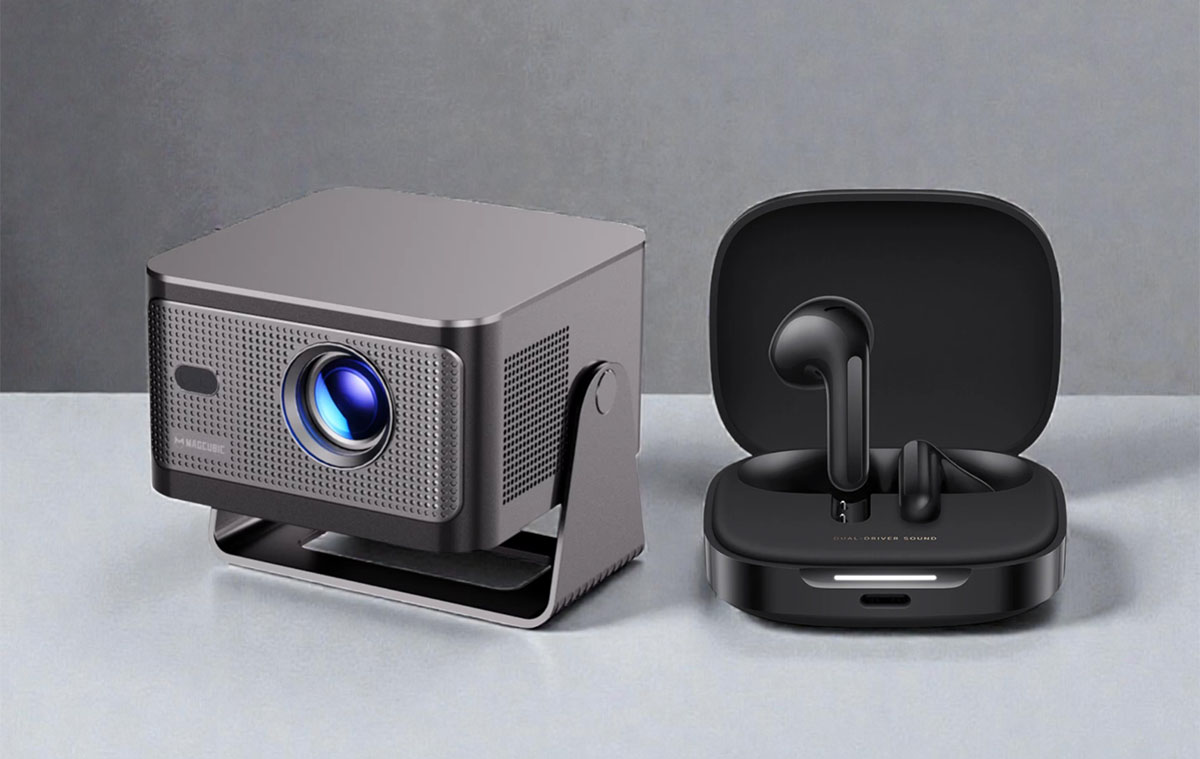 Ez a Xiaomi olcsó, négy hangszórós, fejlett fülhallgatója és a szuperolcsó androidos projektor