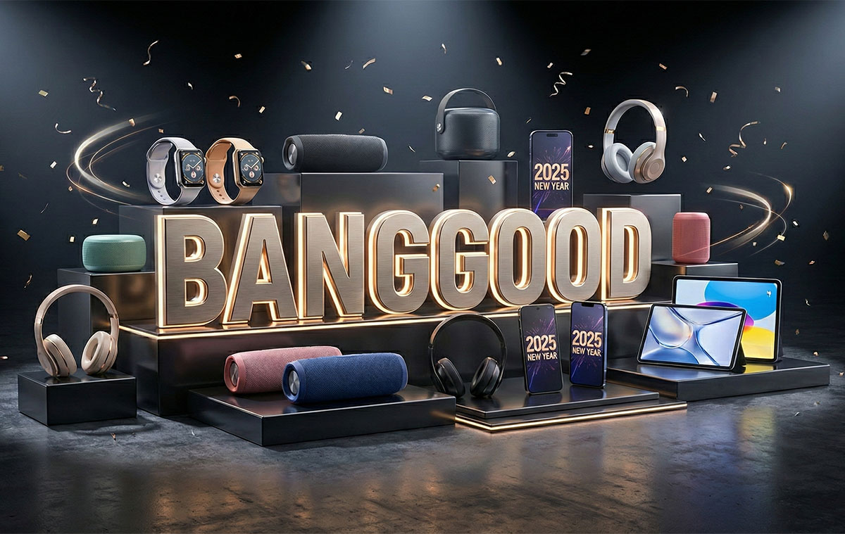 Gigantikus újévi leárazás a Banggood webáruházban, 200+ kedvezmény kuponnal