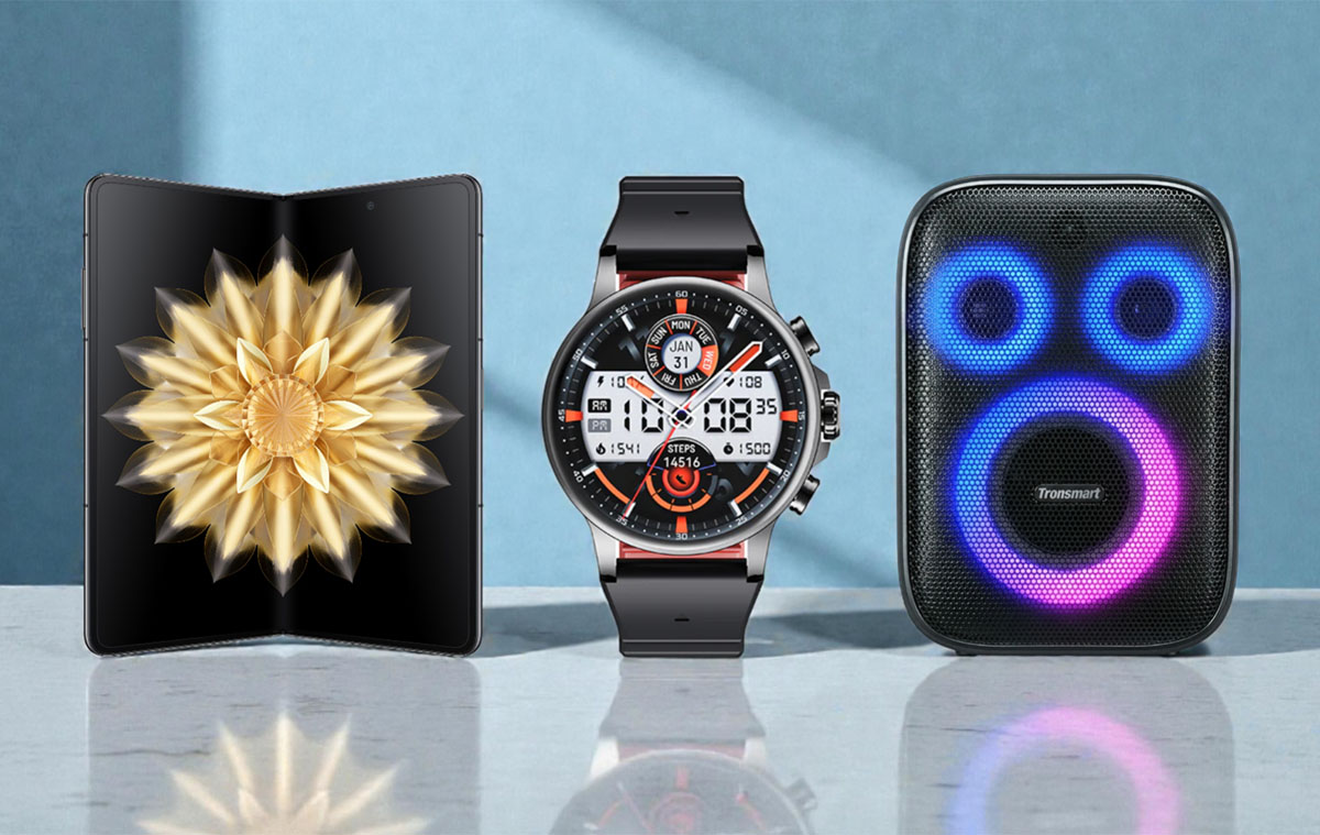 Na ezek jók és nagyon olcsók: okosóra prémium dizájnnal, okos hangfal, hajlítható, összecsukható telefon