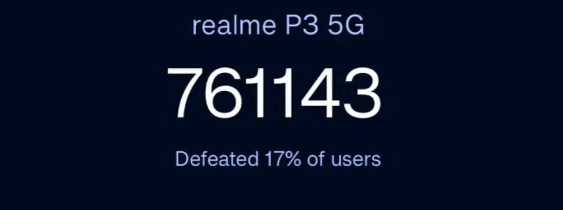 realme P3 AnTuTu