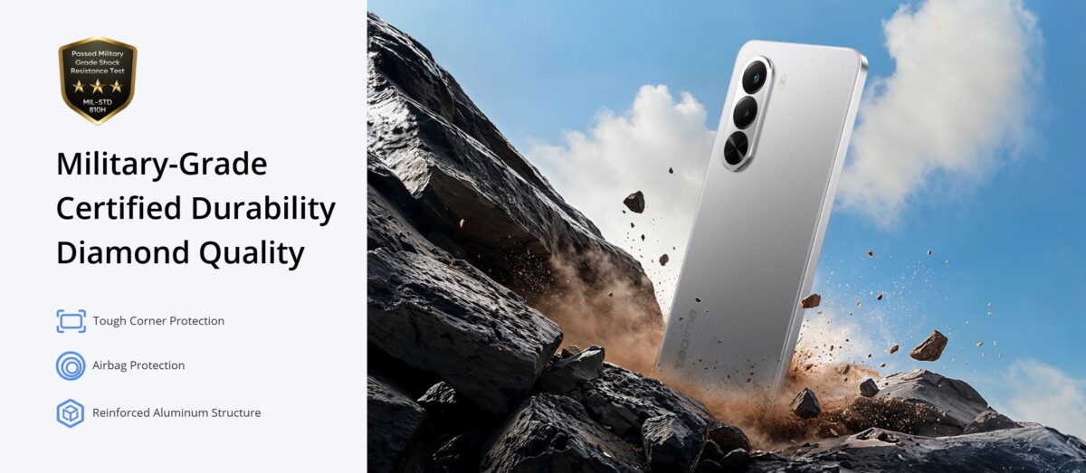 realme P4x strapabíró